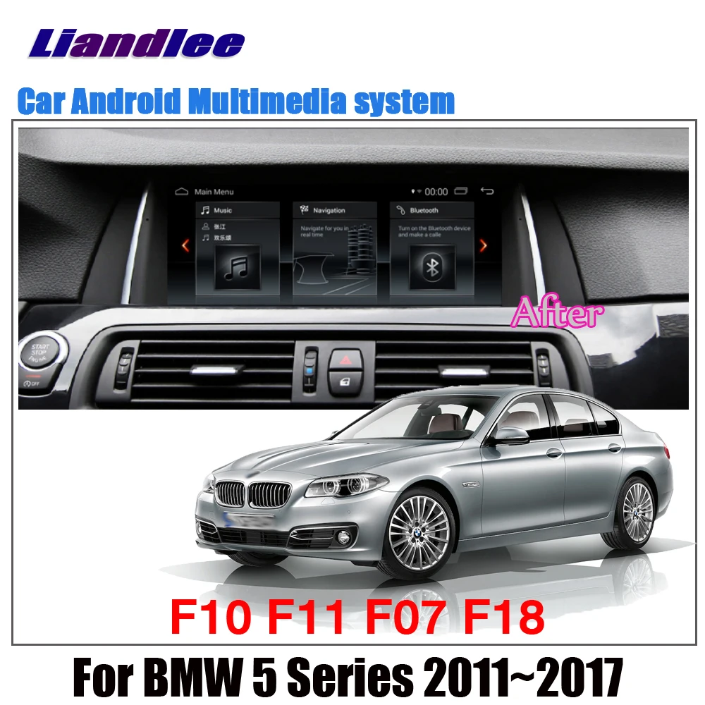 Liandlee Android 9 для BMW 5 серии F10 F11 F07 F18 2011 ~ 2017 CIC NBT стерео автомобильный экран Carplay TV GPS