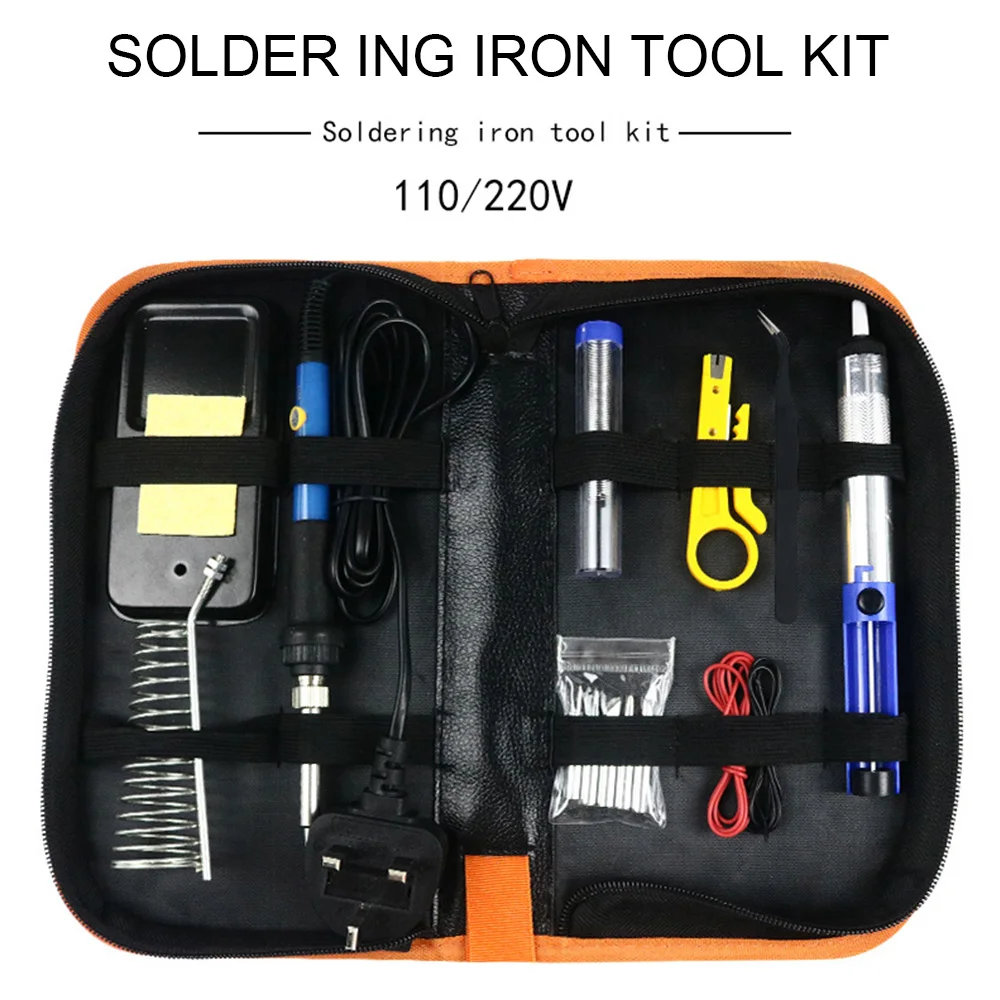 Набор паяльников с регулируемой температурой 15 шт. 60 Вт инструменты для сварки