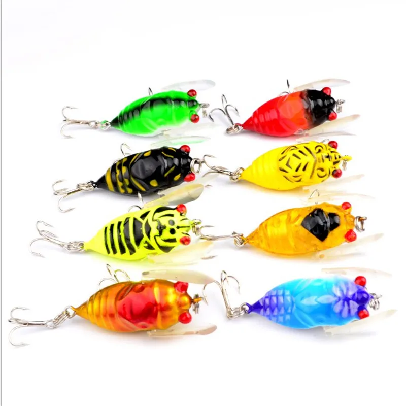 1pcs Simulation Cicada Hard Fake Bait Fishing Lure 5cm 6g  Bionic Iscas  Artificial Wobblers Crankbait Pesca Insect Pike Tackle images - 6
