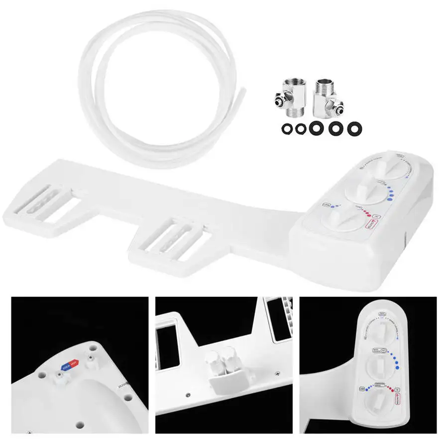 Биде с резьбой 3/8 приспособление для горячей и холодной воды двойной ручной