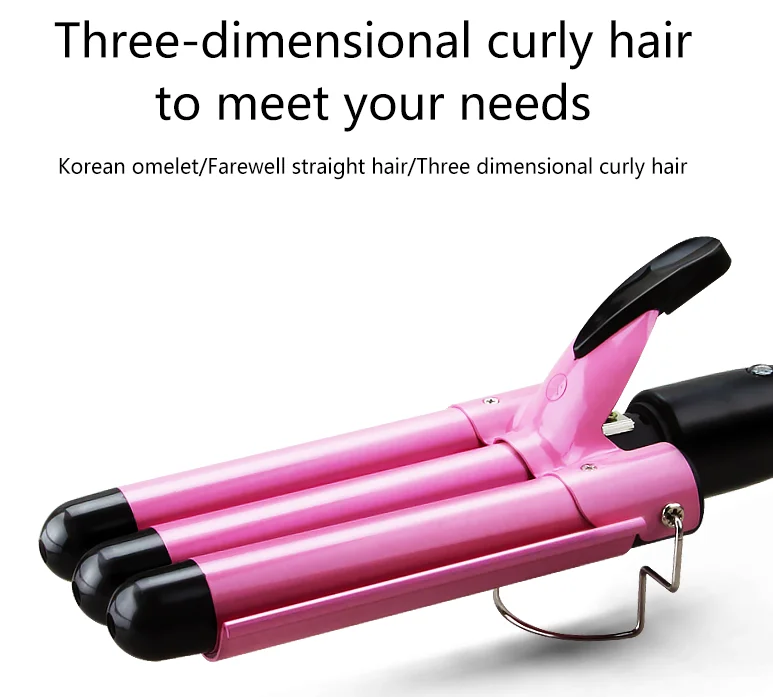

Hair Curling Iron Ceramic Triple Barrel Hair Curler Irons Hair Wave Waver Styling Tools Hair Styler Wand Electric Curler Irons