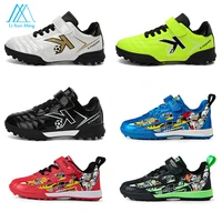 summer new breathable non slip professional anti crack shock absorption wear resistant outdoor football shoes for boys and girls
