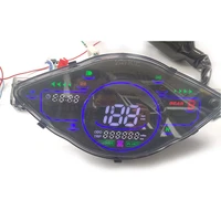lcd digital odometer speedometer tachometer fuel gauge meter all in one design for motorcycle multifunction gauge