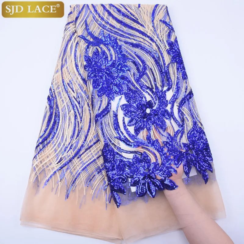 Горячая Распродажа 2019 блестки французская Тюлевая кружевная ткань