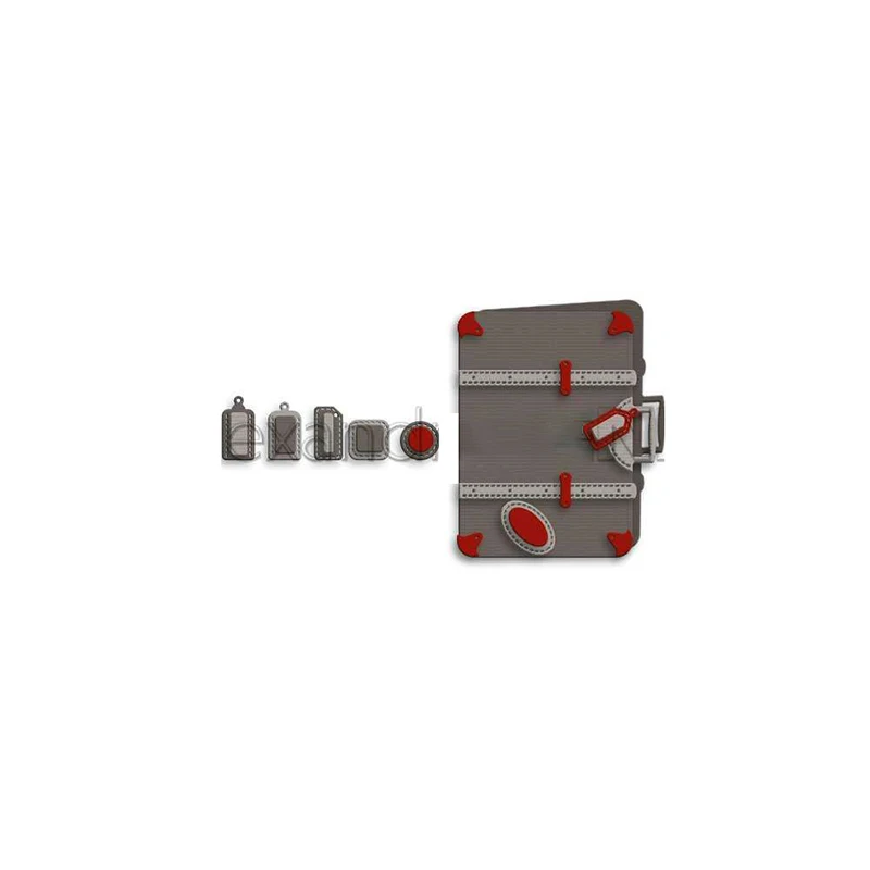 

New Suitcase Mini Album Dies Metal Cutting Dies for DIY Scrapbooking Crafts Dies Cut Stencils Maker Photo Album Template