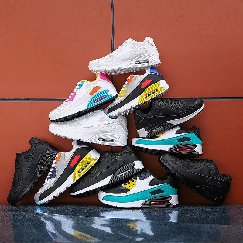 Unisex Men Women 90 Walking Shoes Cushion Sneakers 270 Outdoor Sports Triple Breathable Designer JOGGERS Max SIze Man US 12 | Спорт и