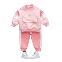 new spring children fashion clothes baby girls letter jacket pants 2pcssets autumn kid toddler clothing infant casual tracksuit