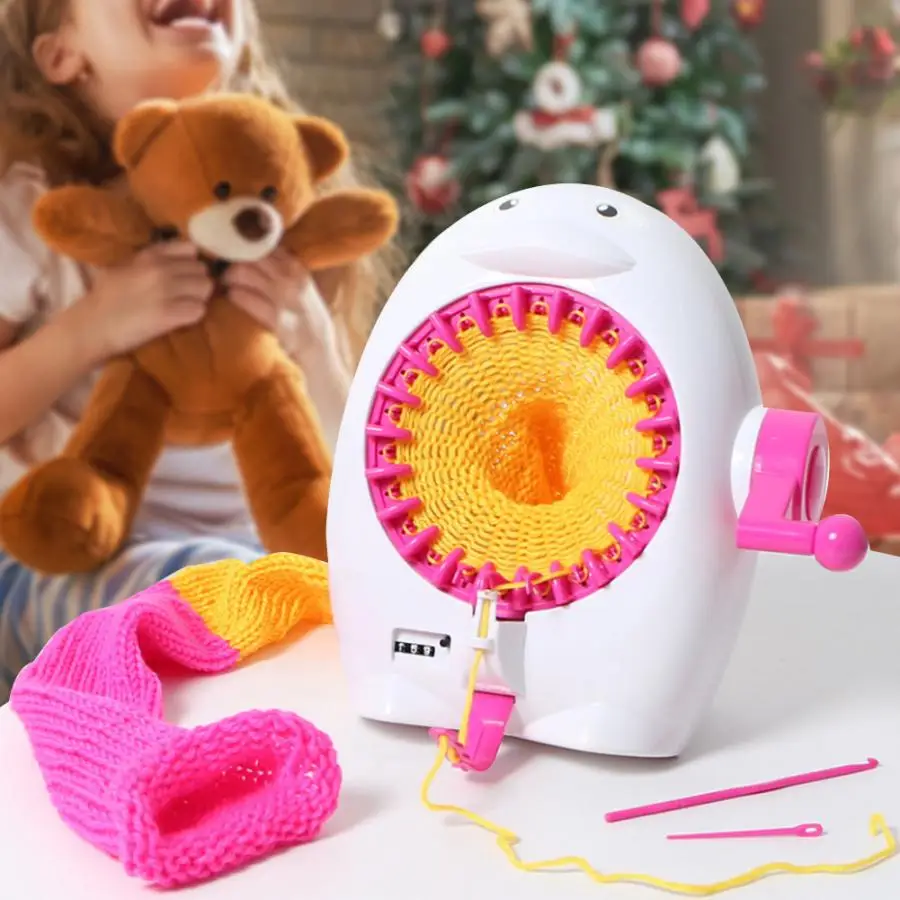 Пластиковые иглы швейные инструменты DIY ручное вязание плетение машины ткацкий станок для шарфа шляпа Дети ролевые игры игрушки Лидер продаж