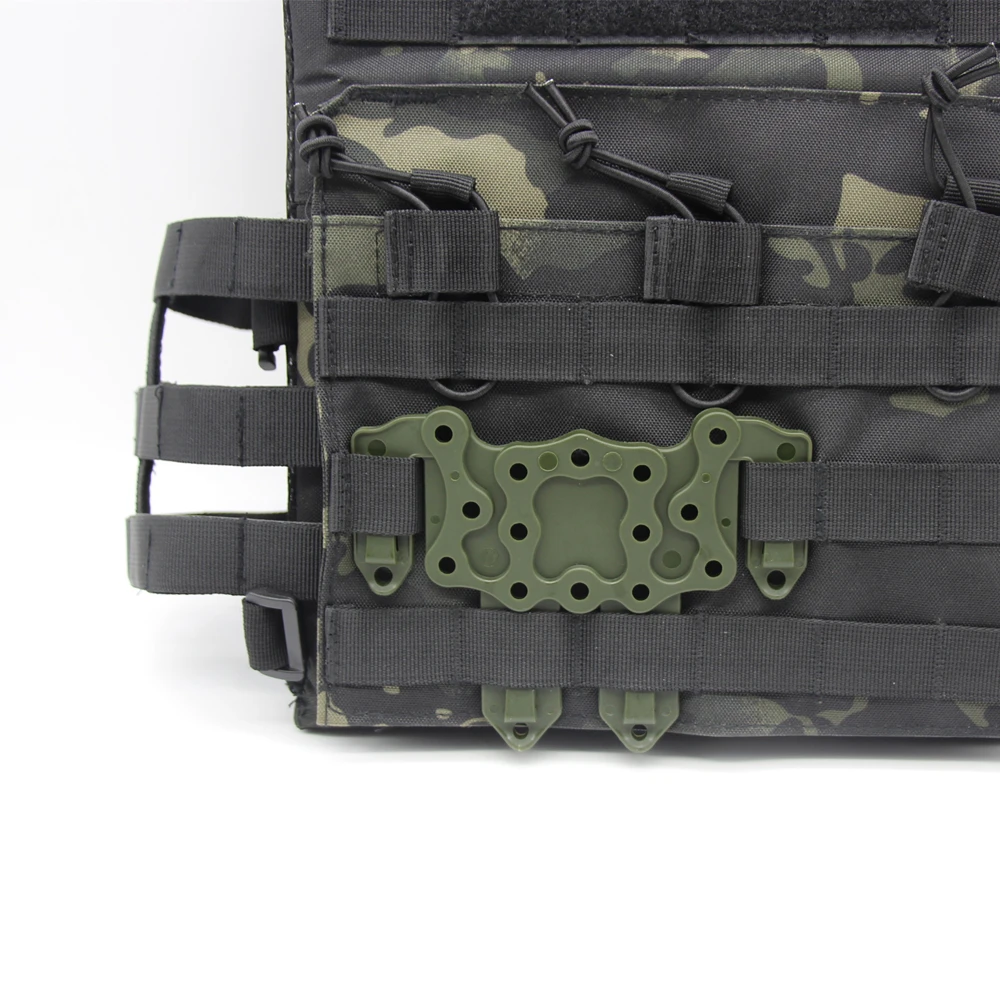 CQC охотничий Удар MOLLE пистолет адаптер кобуры страйкбол тактический Удар MOLLE платформа для Glock 17 19 M9 M92F USP colt 1911