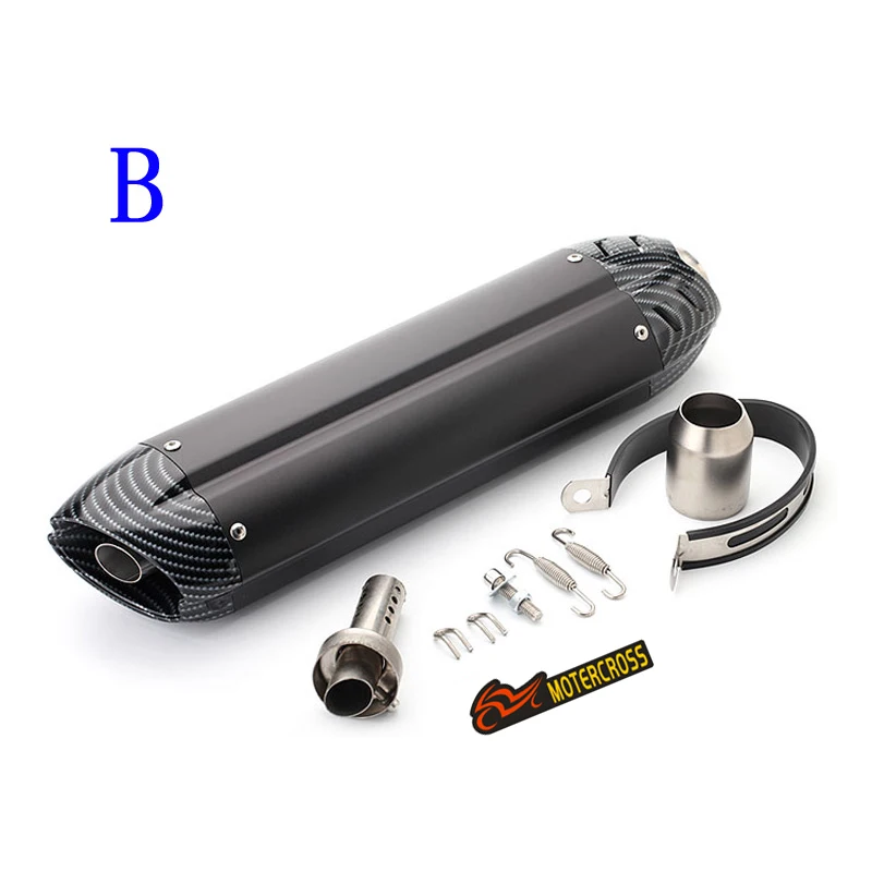 Универсальный модифицированный глушитель для мотоцикла 470 мм|Выхлопные трубы и