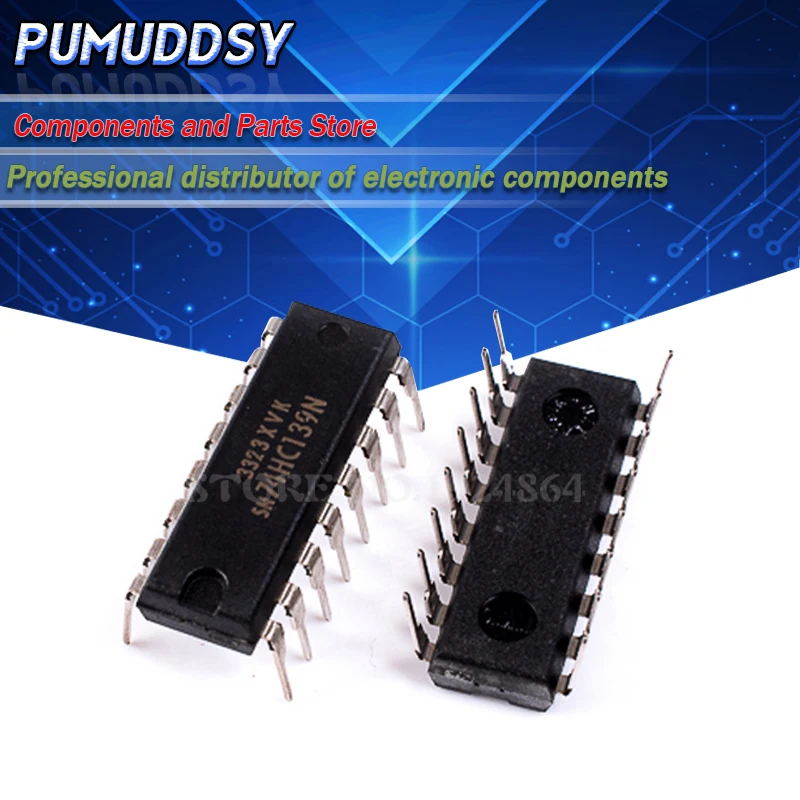 10 шт. SN74HC139N DIP16 SN74HC139 DIP 74HC139N 74HC139 новые и Интегральные схемы | Электронные