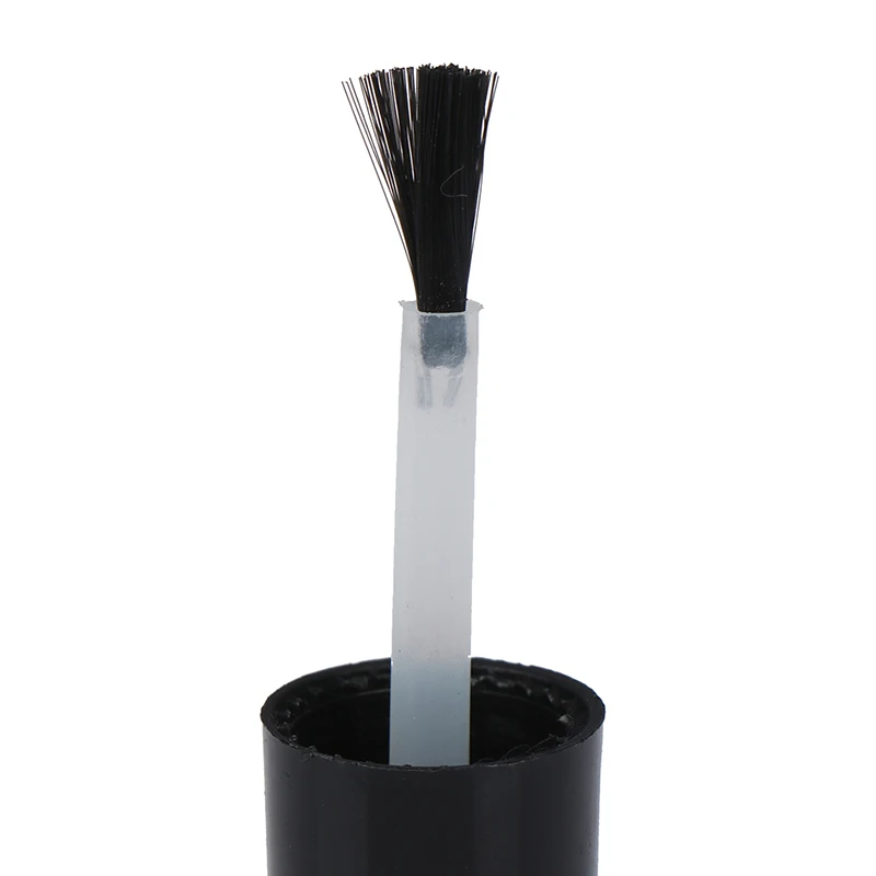 Бутылочка для лака ногтей пустая с крышкой и щеткой Косметическая емкость