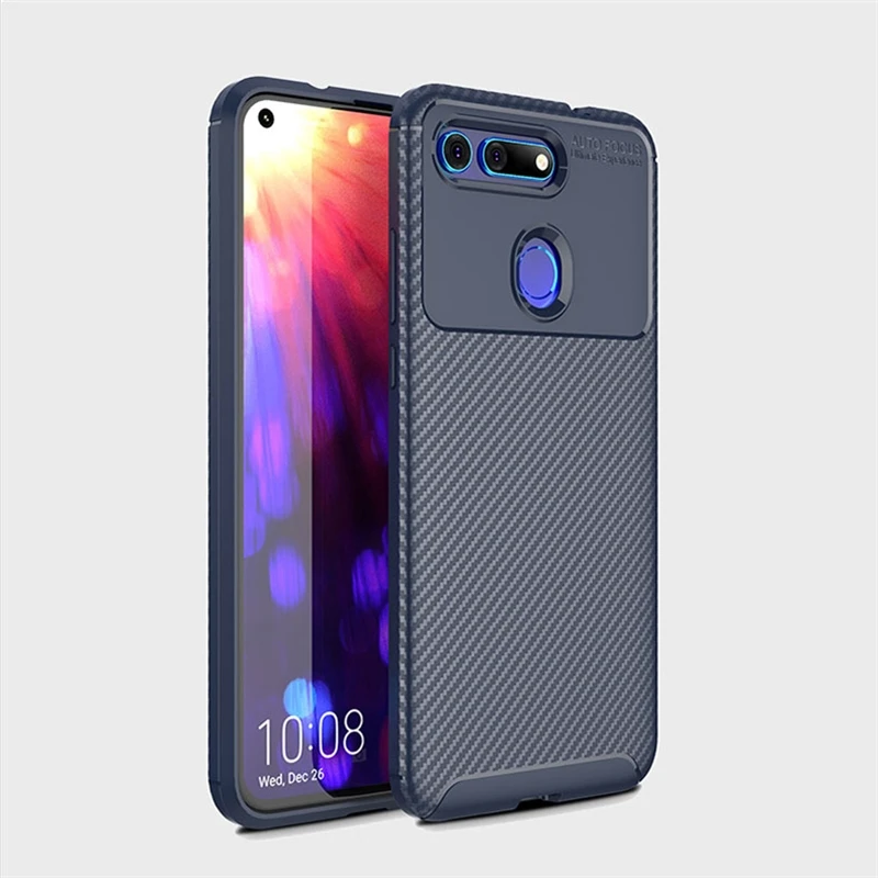 Ударопрочный Мягкий чехол с узором Joomer 6," для huawei Honor View 20 V20, чехол для huawei Honor View 20 V20, чехол для телефона - Цвет: Navy Blue