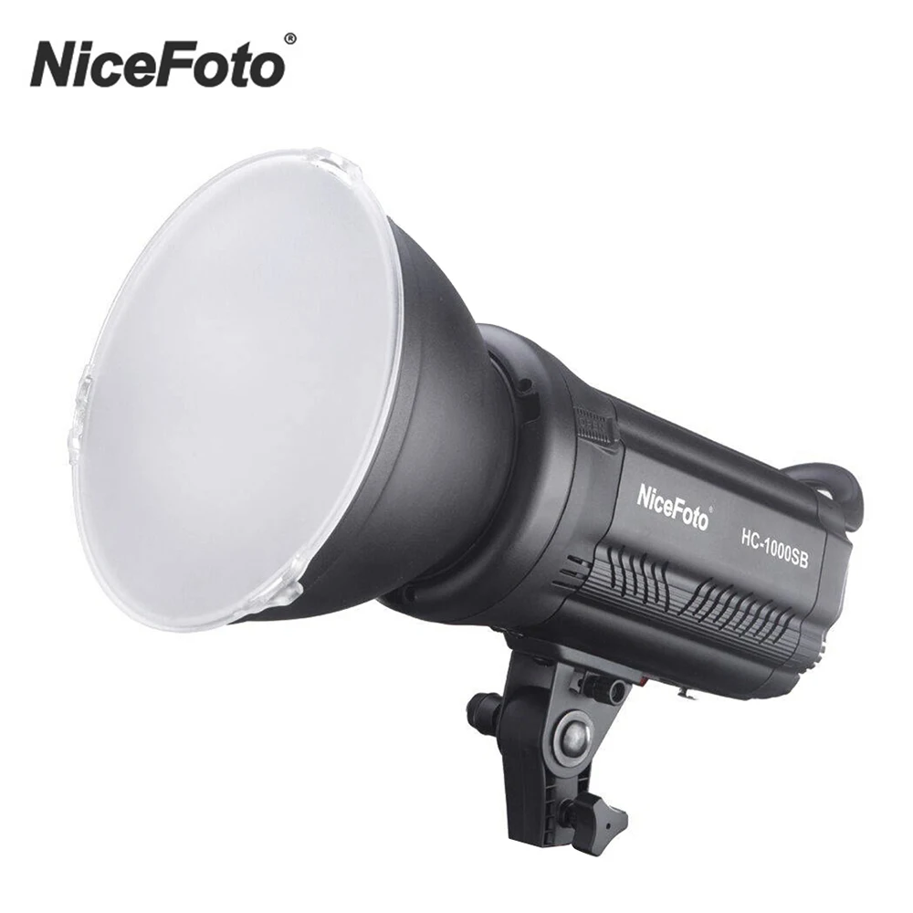 

NiceFoto HC-1000SB Photography LED Video Light LCD Screen CRI95+ 3200K/5600K Dimmable with Wireless Control Color Filters
