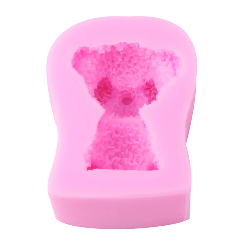 DIY аксессуары для выпечки торта Плюшевый Медведь 3D силиконовая форма украшения инструмент шоколадного