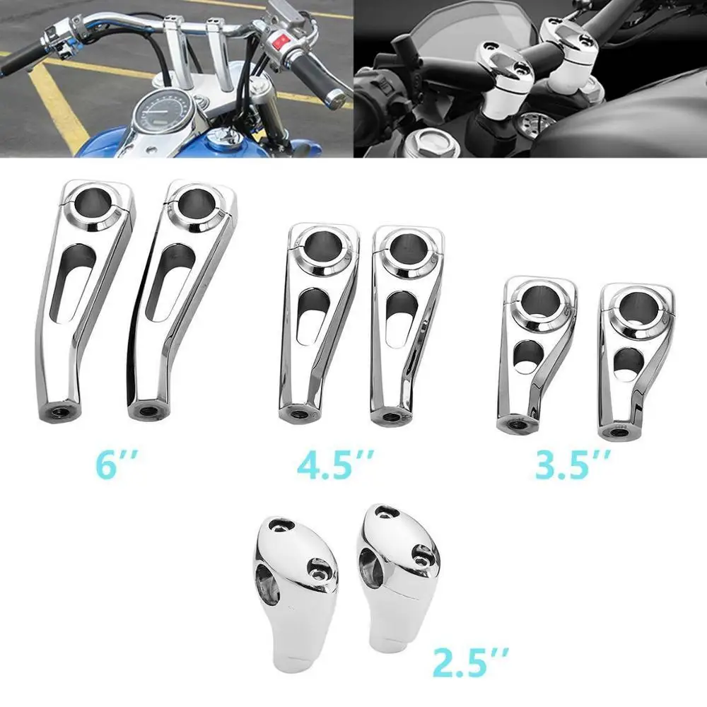 Универсальный зажим для руля мотоцикла 2 5 дюйма 3 4 6 дюймов Honda Yamaha Suzuki Kawasaki