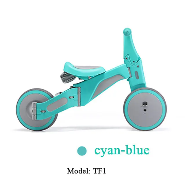 cyan-blue Xiaomi Youpin TF1 деформируемый двухрежимный велосипед для детей 18-36 месяцев контроль баланса езда на интеллект игрушки подарок - Цвет: cyan-blue
