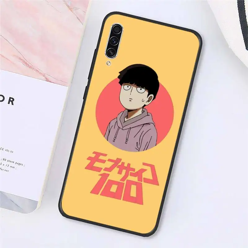 

Mob psycho 100 Shigeo Kageyama anime Phone Case For Samsung galaxy S 9 10 20 A 10 21 30 31 40 50 51 71 s note 20 j 4 2018 plus