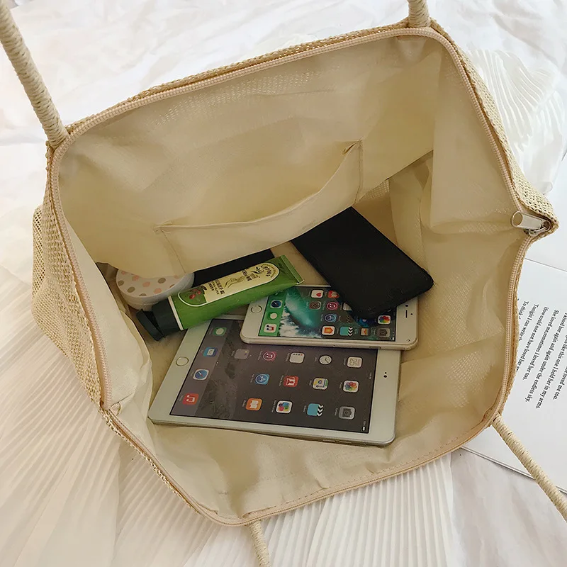 Лидер продаж новый дизайн соломенная популярная летняя стильная плетеная Сумка