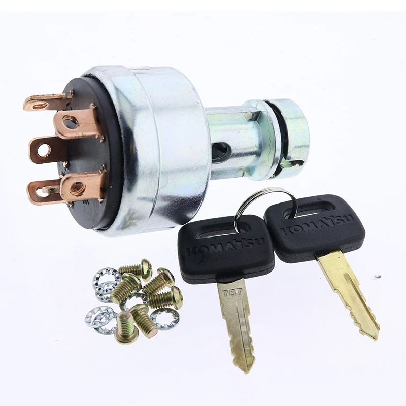 Interruptor de Ignição com 78706201 Chave Escavadeira Komatsu Peças e acessórios do gerador
