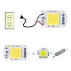 Светодиодный чип 10 Вт, 20 Вт, 30 Вт, 50 Вт, чип COB, светодиодная лампа 220 В, 240 В, не требует драйвера для прожектора, точесветильник светильник, лампа сделай сам