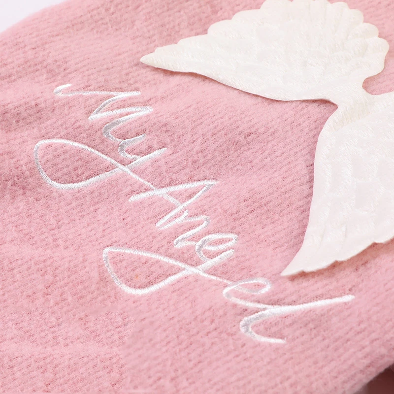 Зимняя одежда для собак маленьких 3D толстовки с крыльями ангела пальто куртка