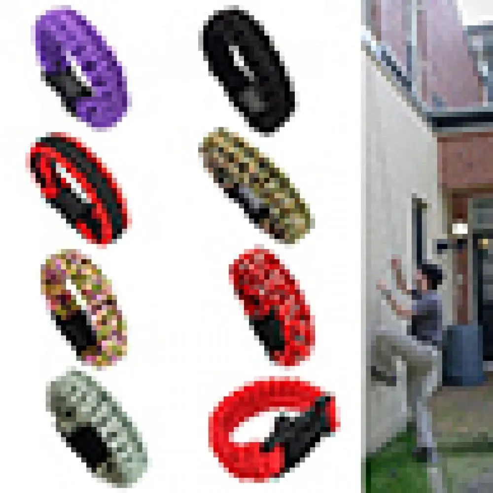 

Travel Outdoor Survival Kit Whistle Bracelet Camping Rope Fashion Wristband