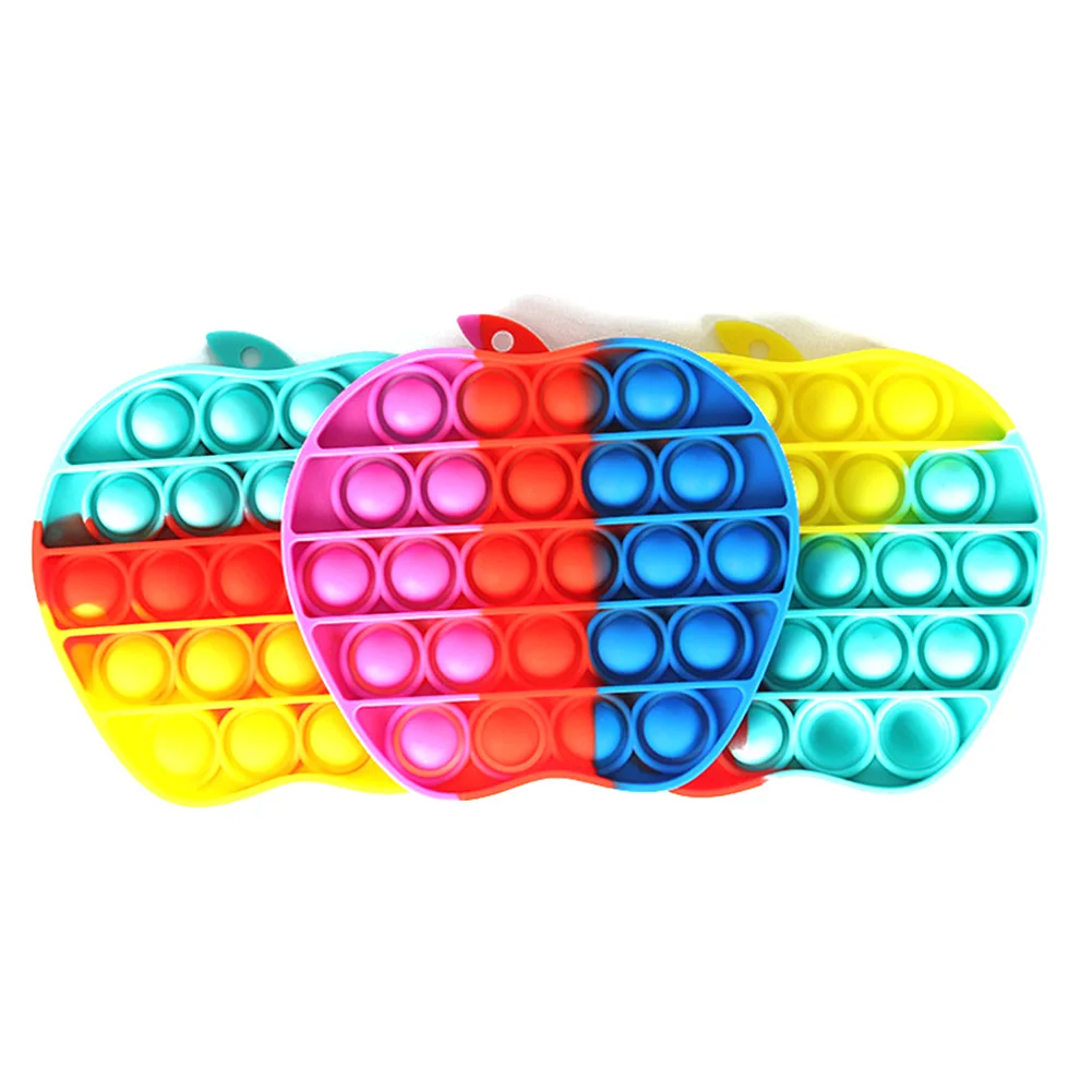 

Push Bubble Fidget Toys pop it Autism Special Needs Stress Reliever Helps Relieve Stress and Increase Focus Soft Squeeze Toy
