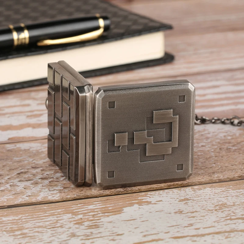 Индивидуальные стандартные кварцевые карманные часы из сплава с большим