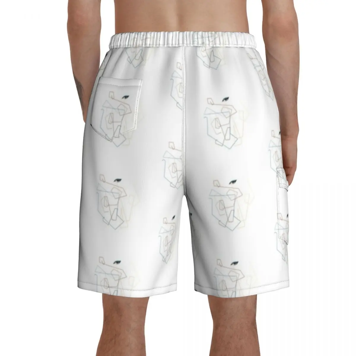 

Picasso Board Shorts Polyester Swimming Trunks Beach Funny Men Swim Trunks