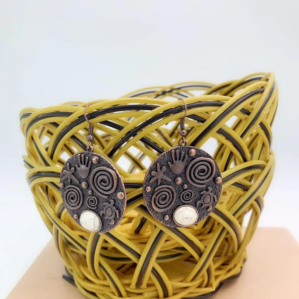 Полированная серебристая полированная медная серьга модные ювелирные серьги