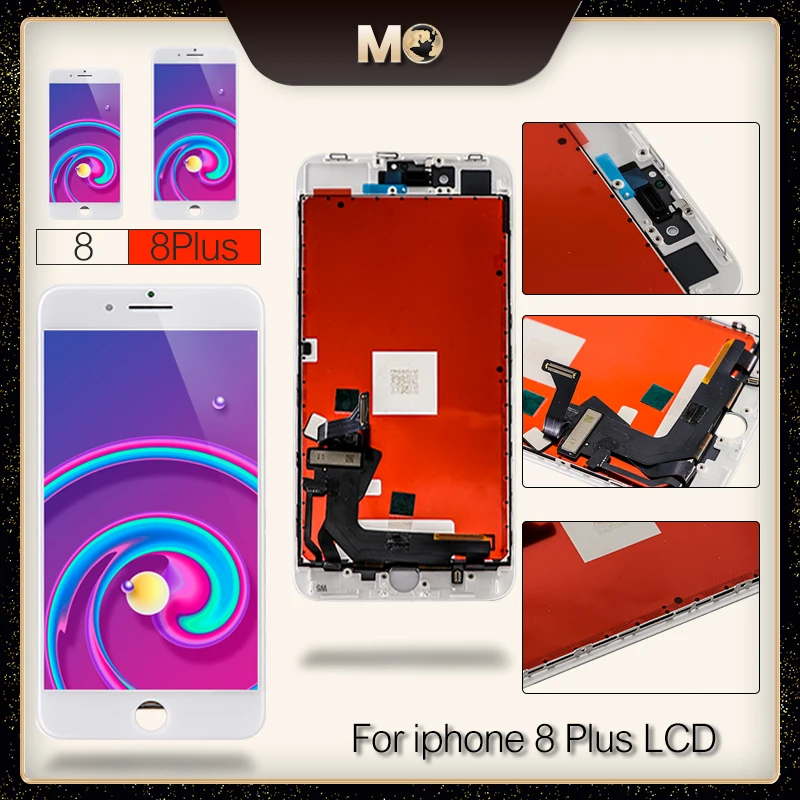 ЖК дисплей AAA для iPhone 8 PLUS сенсорный экран в сборе с 3D сенсорным дигитайзером