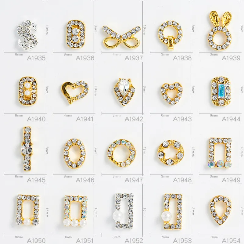 

Новинка, высокое качество, 20 штук, металлическая рамка, неправильная Золотая рамка, металлические кольца, ножницы, различные формы, сплав, го...