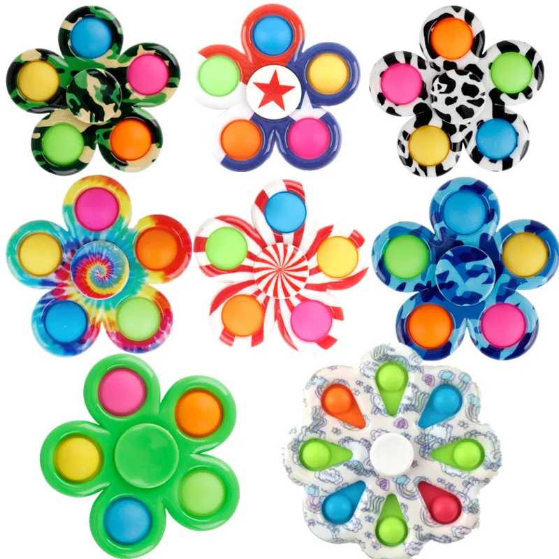 

5 Sides Custom Pop Het Fidget Toys Spinner Fidget Speelgoed Anti-Stress Accessoires Autisme Angst En Stress Fidget Voor Angst
