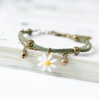 bracelet anklet charm beautiful boho chain daisy jewellery flower beads girls ceramic