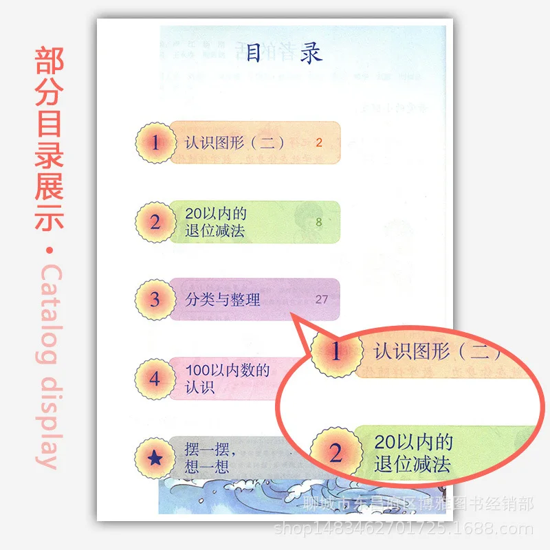 

2 Books People's Education Press Chinese Mathematics Textbook China Student Schoolbook Textbooks School Grade 1 PinYin Hanzi