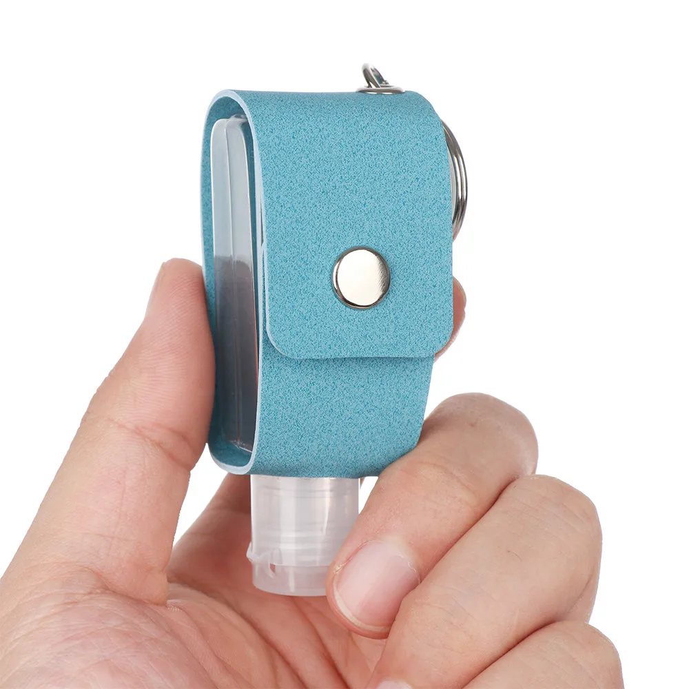 1 Pcs 30 Ml Portable Reusable Travel Hand Sanitizer Bottle Shell With Keychain Washing Gel Storage | Красота и здоровье