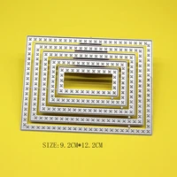 rectangle metal cutting dies coverbackgroundnote mold cut dies for diy scrapbooking photo album embossing stencils paper cards