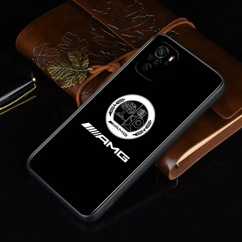 

Top Car For AMG Phone Case For Xiaomi Redmi Note 10S 10 9 9S 9T 8T 8 7 6 5 Pro Max 5A 4X 4 5G Soft Silicone Phone Case