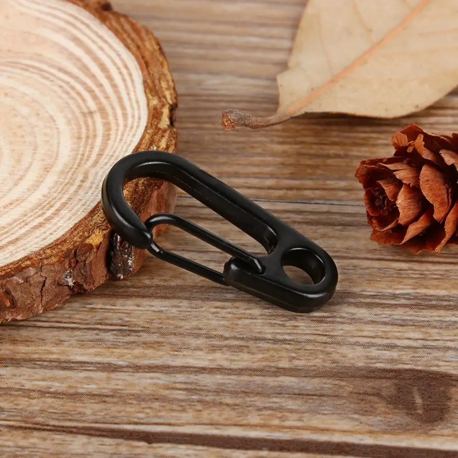 Портативный мульти брелок из нержавеющей стали Карабин Крюк Пряжка для