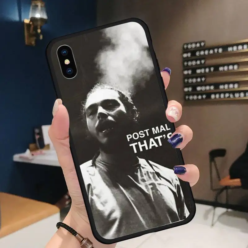 

post malone pop singer fundas Phone Case for iPhone 11 12 pro XS MAX 8 7 6 6S Plus X 5S SE 2020 XR