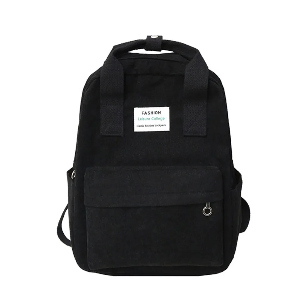 2020 женский рюкзак школьная сумка Студенческая летняя парусиновая на плечо