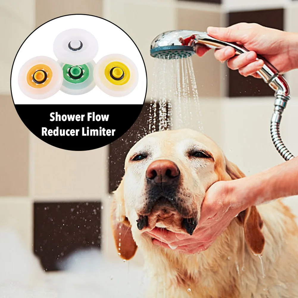 

4PCS Shower Head Flow Control Valve Set Water Saver Device Flow Reducer Limiter For HA Spray Shower For 95% Shower Taps