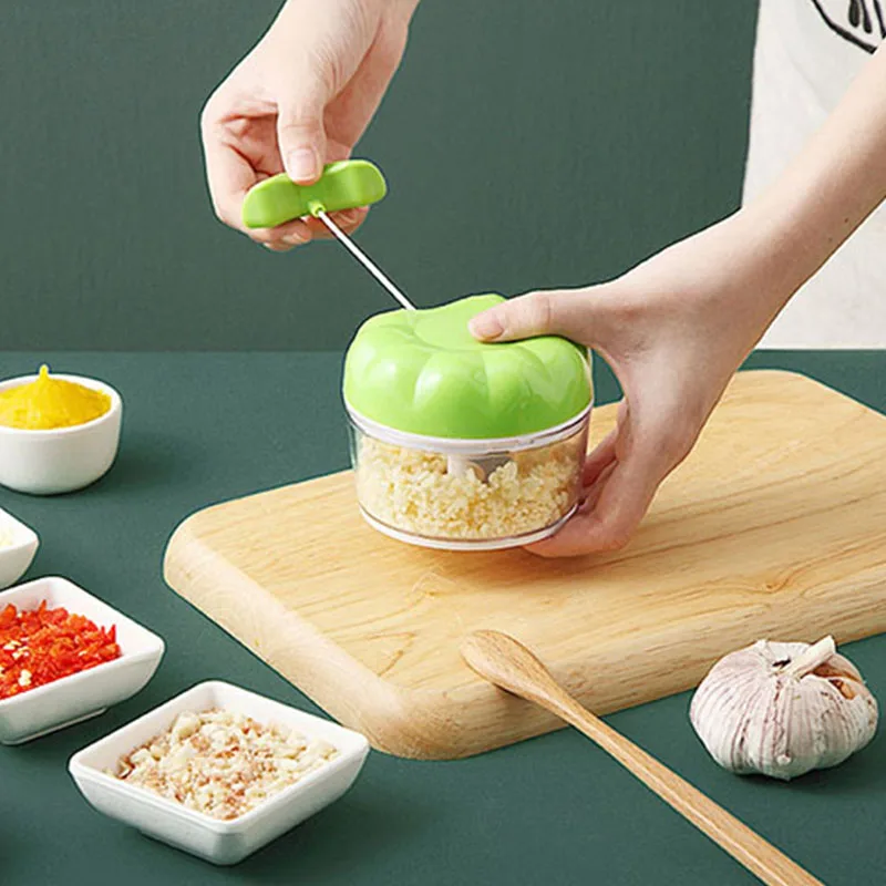 

Kitchen Manual Garlic Press Multi-function Garlic Grinding Chopper Food Vegetables Cutter Meat Grinders Tools Seasoning Gadgets