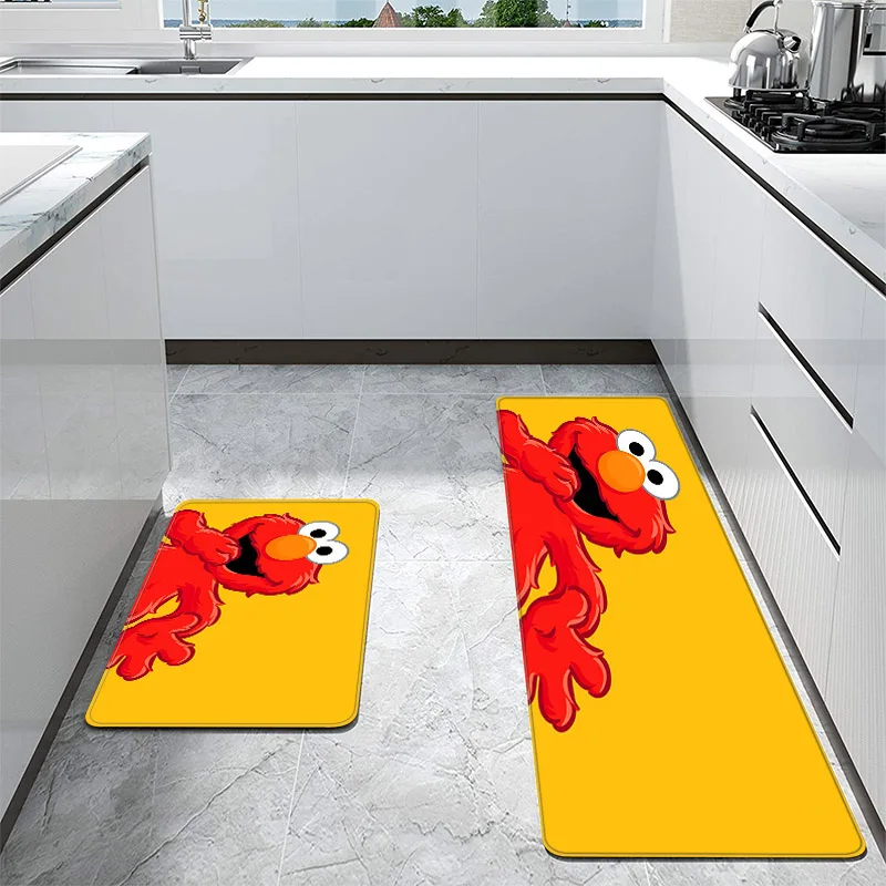 

Cute Kitchen Floor Mat Washable Doormat Entrance Carpet Living Room Flannel Material Bedroom Furniture Area Rugs Home Door Mats