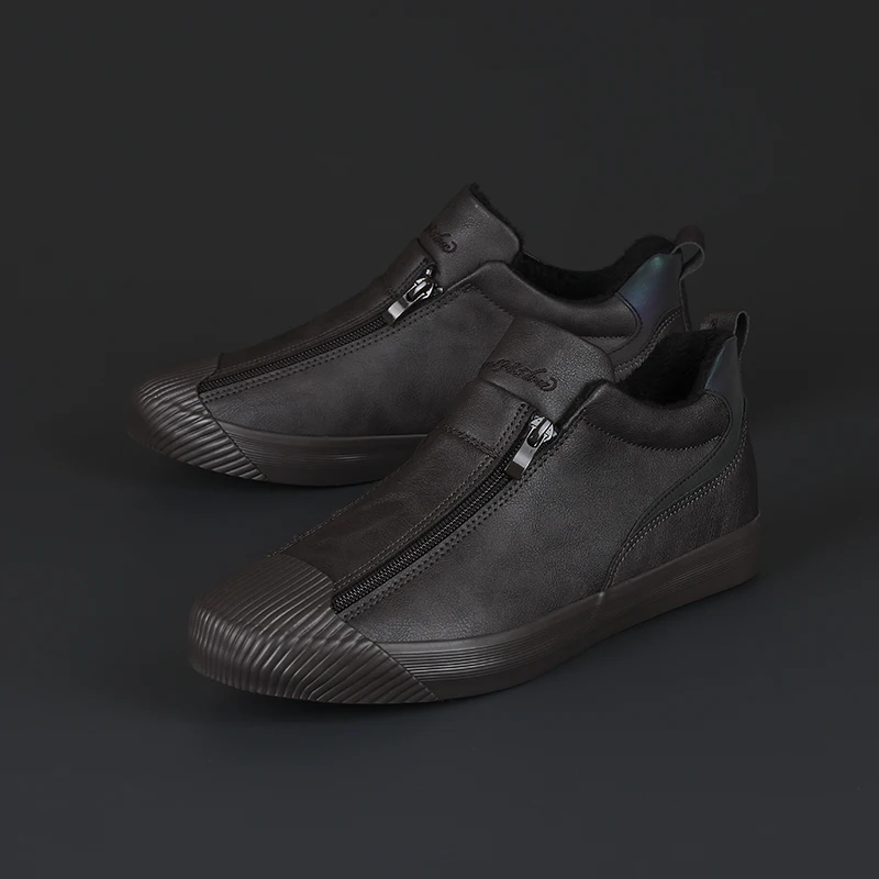 Мужские зимние высокие ботинки Valstone Повседневная теплая Уличная обувь с