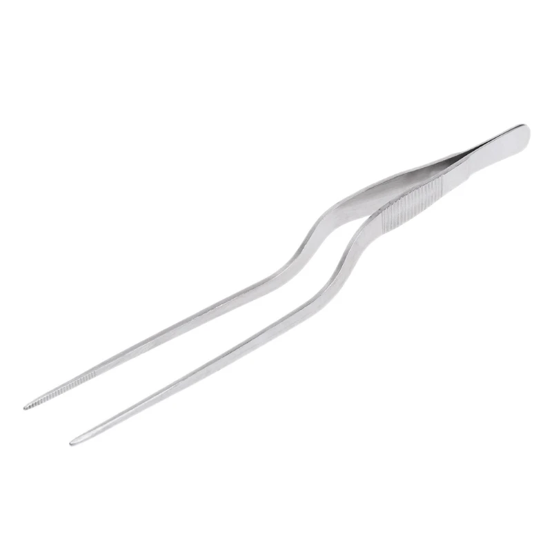 

Bending Ear Cleaner Tweezer Stainless Steel Medical Forceps Earwax Removal Care M89F