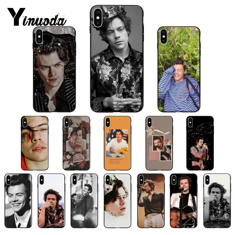 Yinuoda Singer Harry Styles Colorful Cute Phone Case for iPhone X XS MAX 6 6s 7 7plus 8 8Plus 5 5S SE XR 11 Pro Max | Мобильные