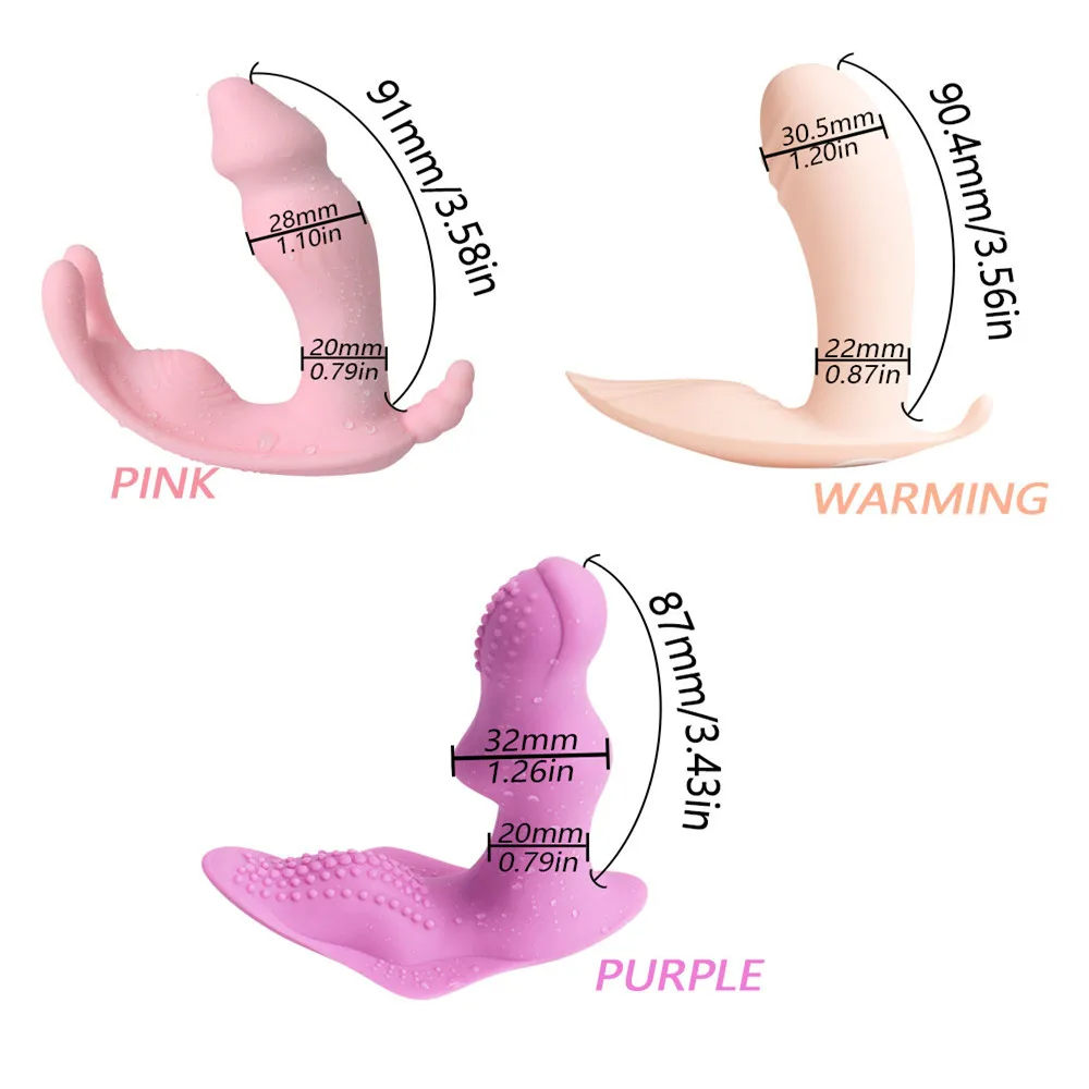 Переносной фаллоимитатор G Spot Стимулятор клитора Беспроводной дистанционного