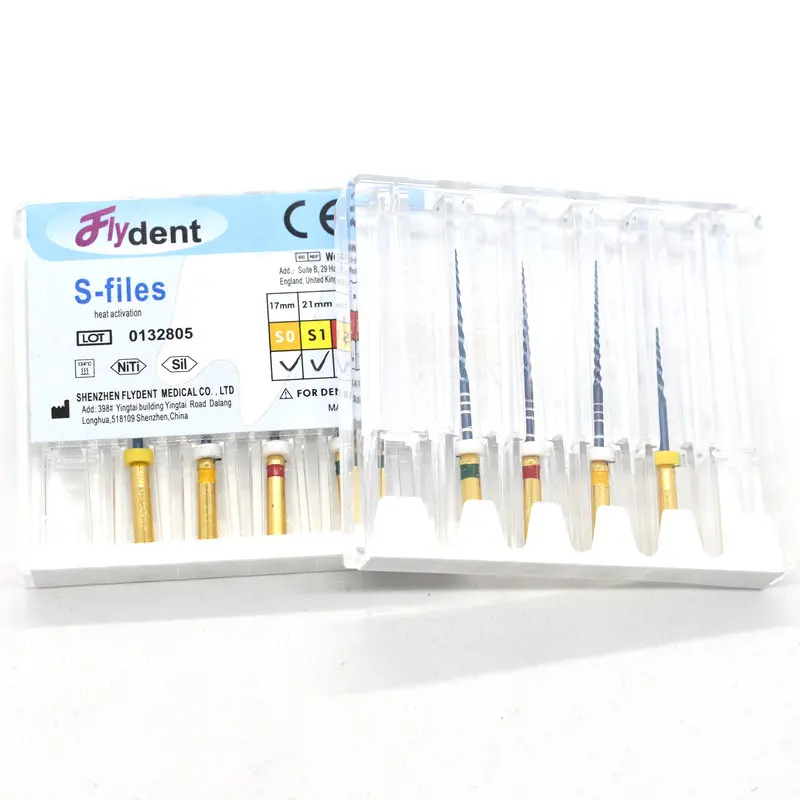 S файлы голубые стоматологические роторные эндодонтические используемые для